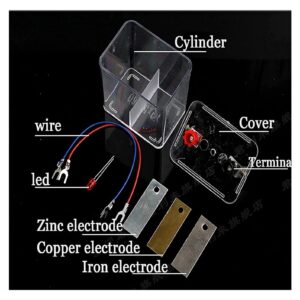 Chemical Energy Converted Into Electrical Energy Primary Battery Experimenter Copper-zinc Electrode Copper-zinc Sheet Chemistry Primary Battery