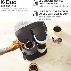 Keurig duo coffee maker, Essentials Black Single-Serve K-Cup Pod Coffee Maker, Black