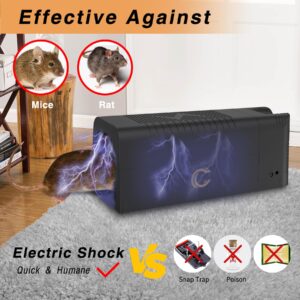 Electric Mouse Killer Mice Trap Mice Zapper Effectively Kill Mouse for Bedroom Kitchen Indoor 2 Packs