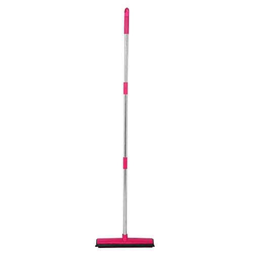 Telescopic Rubber Floor Brush for Dog Hair Three - 杆 Carpet Sweeper Floor Broom with Multifunction Tools, Rubber and PP Sweeper for Carpets and Pet Hair, Broom Floor Cleaner