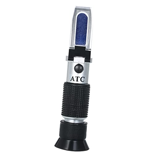 ACAGALA Antifreeze Refractometer Coolant Tester for Checking Freezing Point, Battery Acid Condition, Freezing Point Meter Coolant Antifreeze Tester