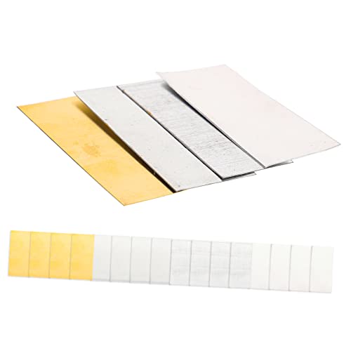 Mobestech 16pcs Fruit Battery Scientific Electrode Zinc Strip Zinc Anode Zinc Electrode Strip Anode for Zinc Electroplating Electrode Strips Electrode Strip Lab Experiment Supplies Aluminum