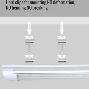 TIMIKEY 10 Pack LED Shop Lights,6500K 5000LM 4FT 36W Super Bright Strip Fixture,FCC&ETL No Interference,Plug&Play Ceiling Lighting is idea for Garage,Cabinet,Shop, Workbench,Warehouse