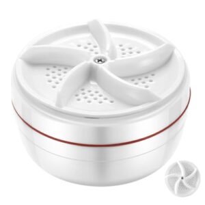 LIFKICH 5pcs Mini Washing Machine Mini Lavadora Travel Washer Mini Portable Washer Bucket Washing Machine Mini Dishwasher for Sink Mini Washer Portable Clothes Washer White Plastic