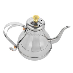 feltechelectr 1pc kettle mouth teapot bacon container espresso machines for home stovetop teapot portable stove stainless strainer portable espresso maker espresso shot stainless steel