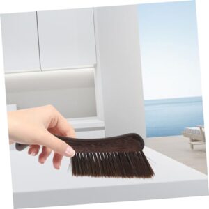 GOOHOCHY 2pcs Brown Bathroom Cleaning Tools Car Cleaning Hand Broom Brush Clothes Brush