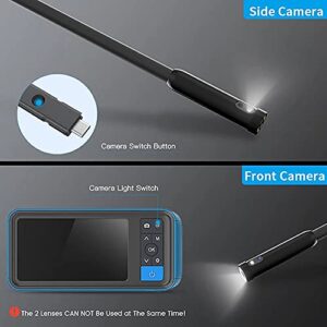 8MM Industrial Endoscope Camera, 1080p Camera, 6 Adjustable LED Lights, Perfect for Plumbing, HVAC, Home, Vent & Sewer Inspections, IP67 Waterproof