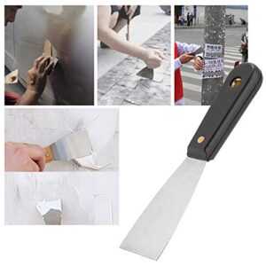 Grey Knife Scraper - Professional Stainless Steel Putty Knife and Wallpaper Paint Shovel with Soft Grip Handle