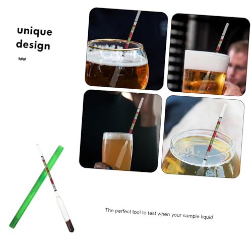 KICHOUSE 3 Pcs Sugar Meter Maple Syrup Hydrometer for Beer Hydrometer for Moisture Content Scale Hydrometer Mead Hydrometer Beer Hydrometer Maple Sap Hydrometer Borosilicate Glass