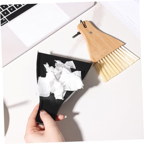 IWOWHERO 1 Set Desktop Broom Multi-Function Mini Dustpan Kid Broom Portable Whisk Broom Dustpan and Broom Cleaning Supply Broom Dustpan Broom Multi-Function Dust Pan Hand Broom