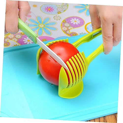 VOSAREA Lemon Cutter Tomato Cutter Slicer Platter Lemon Gadgets Round Tomato Gadgets Tomato Slicer Lemon Tools Orange Gadgets Supplies Lemons Fruit Slicer Kitchen Cutting Aid Slicing Tool