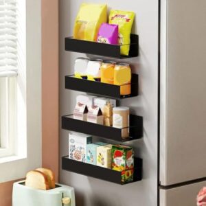 YZYDF Stylish Magnetic Rack Space Saving Refrigerator Side Storage Shelf Racks Kitchen Accessories