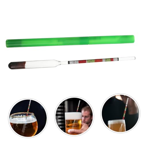 KICHOUSE 3 Pcs Sugar Meter Maple Syrup Hydrometer for Beer Hydrometer for Moisture Content Scale Hydrometer Mead Hydrometer Beer Hydrometer Maple Sap Hydrometer Borosilicate Glass