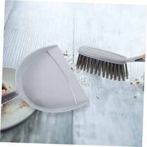 SOESFOUFU 5pcs Broom Dustpan Mini Broom with Dustpan Mini Cleaning Brush Mini Dustpan Home Mini Brush Broom Mini Dust Pan Broom Turner Desktop Table Dustpan Kid Broom Kitchen Purple Pp