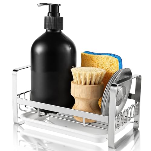 YZYDF Kitchen Sink Sponge Rack Space Saving Practicial Storage Stand Rack Holder for Brushes and Supplies