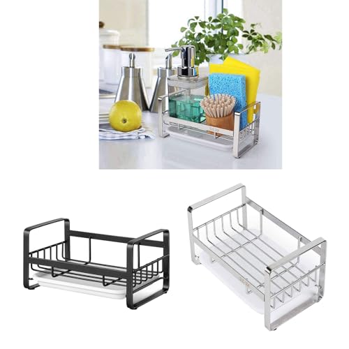 YZYDF Kitchen Sink Sponge Rack Space Saving Practicial Storage Stand Rack Holder for Brushes and Supplies