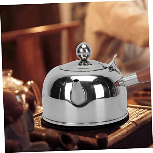 PRETYZOOM 1pc Kettle Travel Espresso Maker Travel Espresso Cup Boiling Teapot Tea Pots for Loose Tea Arabic Coffee Cups Electric Coffee Percolators Turkish Coffee Warmer 304 Stainless Steel