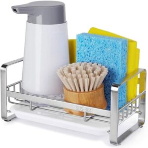 YZYDF Kitchen Sink Sponge Rack Space Saving Practicial Storage Stand Rack Holder for Brushes and Supplies