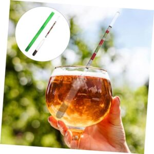 KICHOUSE 3 Pcs Sugar Meter Maple Syrup Hydrometer for Beer Hydrometer for Moisture Content Scale Hydrometer Mead Hydrometer Beer Hydrometer Maple Sap Hydrometer Borosilicate Glass