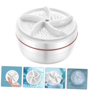 LIFKICH 5pcs Mini Washing Machine Mini Lavadora Travel Washer Mini Portable Washer Bucket Washing Machine Mini Dishwasher for Sink Mini Washer Portable Clothes Washer White Plastic