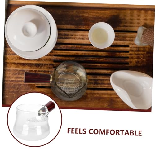 FUNOMOCYA Side Handle Fair Cup Useful Tea Dispenser Coffee Machine Accessories Arabic Coffee Pot Espresso Maker Stovetop Cezve Coffee Pot Espresso Machine Accessories Household Tea Cup Glass