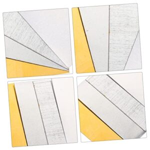 Mobestech 16pcs Fruit Battery Scientific Electrode Zinc Strip Zinc Anode Zinc Electrode Strip Anode for Zinc Electroplating Electrode Strips Electrode Strip Lab Experiment Supplies Aluminum