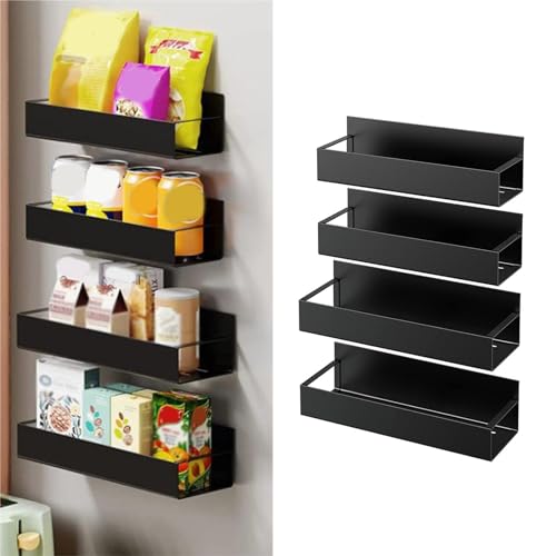 YZYDF Stylish Magnetic Rack Space Saving Refrigerator Side Storage Shelf Racks Kitchen Accessories