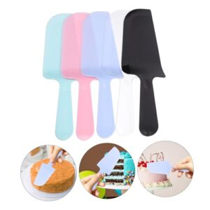 VOSAREA 5pc Cake Knife Birthday Party Supplies Cake Cutter Party Decoration