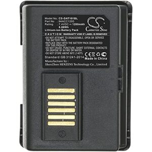 CS Replacement Battery for Datalogic 001-101, Jet 700165400, 94ACC1293, 94ACC1294 1200mAh / 8.88Wh Barcode Scanner