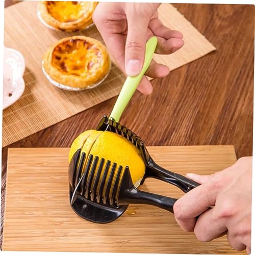 VOSAREA Lemon Cutter Tomato Cutter Slicer Platter Lemon Gadgets Round Tomato Gadgets Tomato Slicer Lemon Tools Orange Gadgets Supplies Lemons Fruit Slicer Kitchen Cutting Aid Slicing Tool