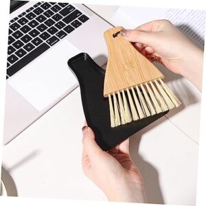 IWOWHERO 1 Set Desktop Broom Multi-Function Mini Dustpan Kid Broom Portable Whisk Broom Dustpan and Broom Cleaning Supply Broom Dustpan Broom Multi-Function Dust Pan Hand Broom