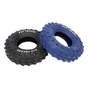 Yosoo Rubber Tire Dog Chew Toy Safe for Medium Large Dogs Rubber Pet Chew Toy