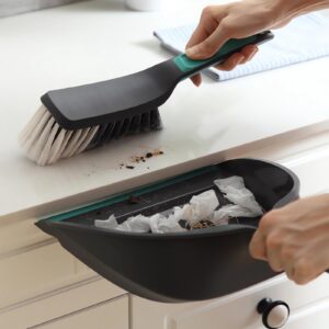 small brooms and dustpan set, desktop cleaning brush mini dustpan small set home cleaning tools versatile use handheld brush and dustpan set deals of the day lightning deals