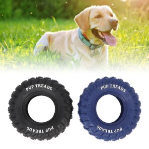 Yosoo Rubber Tire Dog Chew Toy Safe for Medium Large Dogs Rubber Pet Chew Toy