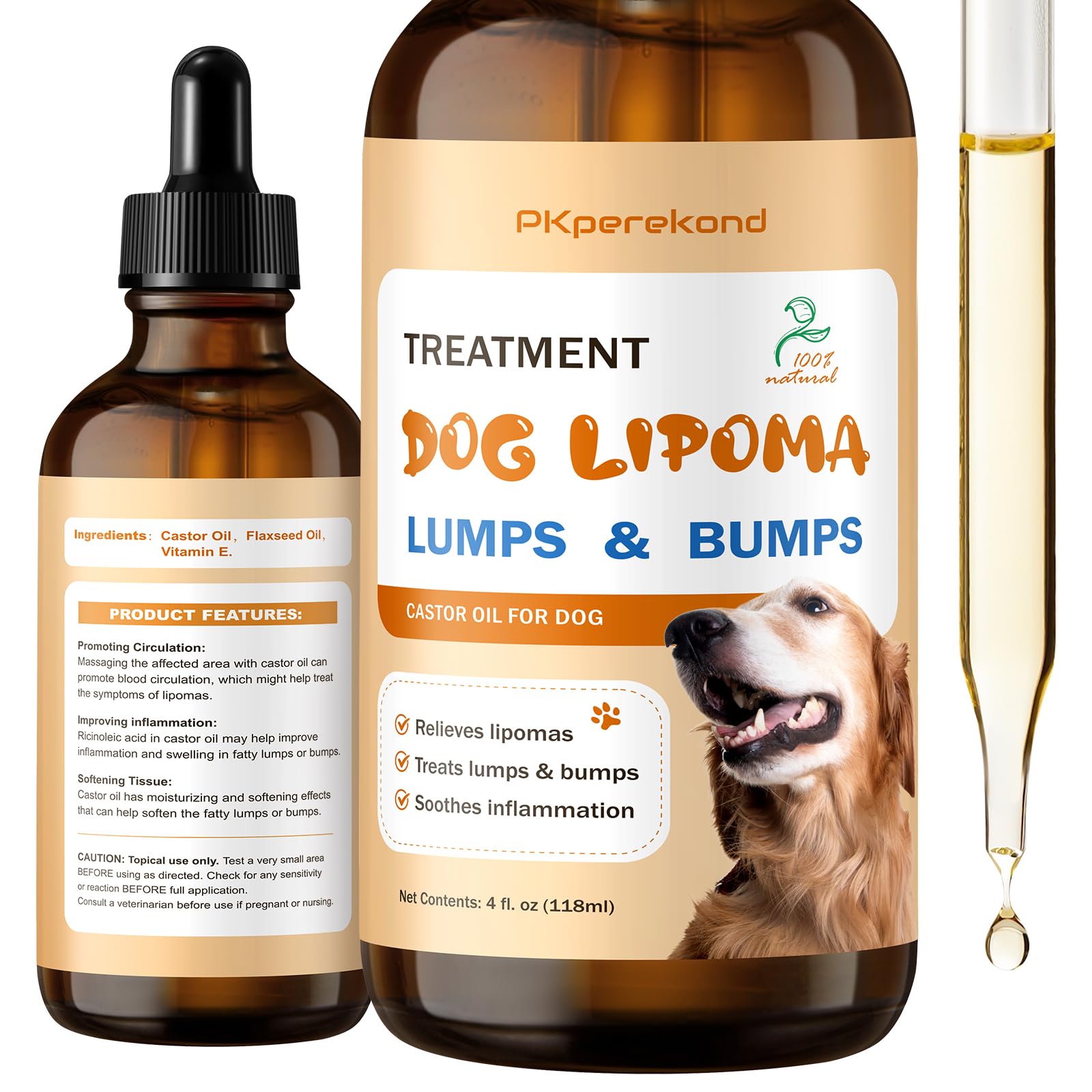 Lipoma Treatment for Dogs, Remedy for Lipomas, Soften Fatty Lumps & Bumps in Dogs, Relieve Swelling and Inflammation, Dog Lipoma Treatment, Castor Oil for Dogs, Guard the Buddy against Lumps and Bumps