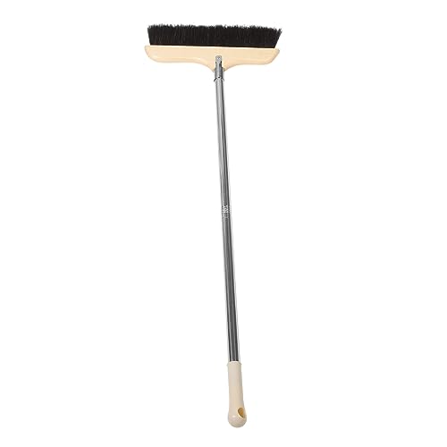 BUTIFULSIC Sweep Floor Brush Floor Sweeping Broom Long Handle Handled Broom Home Broom Garbage Sweeping Tool Garbage Wiper Floor Sweeper Office Garbage Cleaner Floor Wiper Stainless Steel Rod