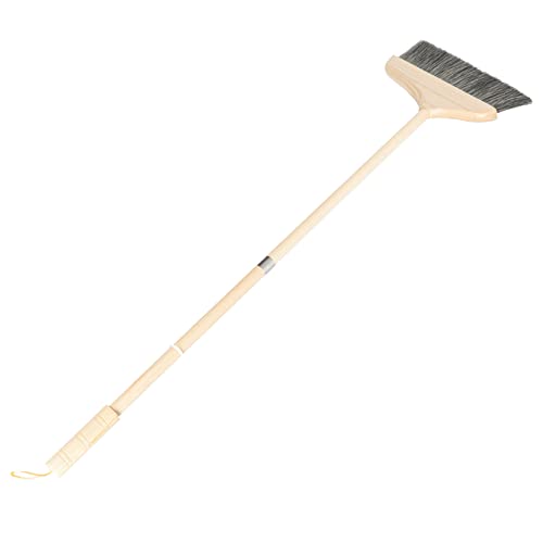 Healeved Wooden Long Handle Broom Sofa Sweeping Broom Liquids Broom Rv Broom House Broom Heavy Duty Broom Floor Sweeping Broom Lawn Concrete Broom Telescoping Broom Dust Brooms Bristle Hair