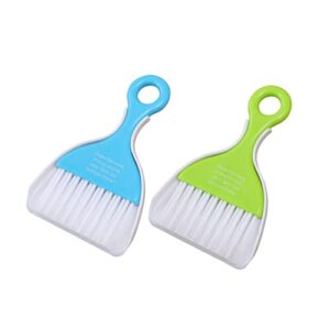 healeved 2 sets household supplies broom hand kid broom cleaning brush tent broom cleaning tools dust broom mini broom cleaning broom keyboard broom dustpan cleaning dustpan