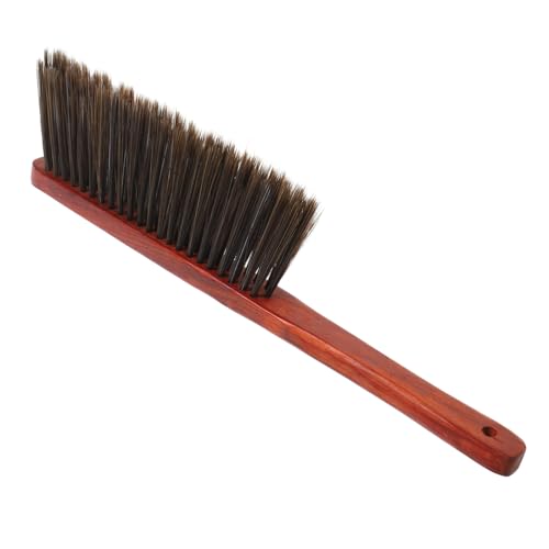 OSOLADY Upholstery Brush The Pet Wood Handheld Broom Brown Clothes Brush Whisk Brooms Small Hand