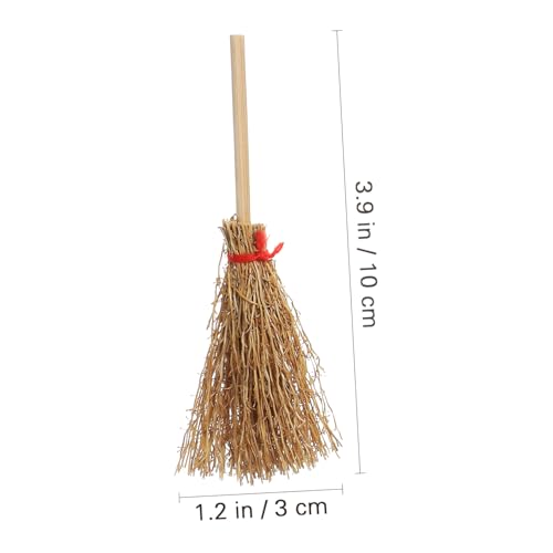 Healeved 10pcs Broom Witch Hanging Witches Broomstick Party Witch Hangings Prop Halloween Hanging Embellishment Halloween Ghost Decoration Miniature Toys Halloween Witch Broomstick Cauldron