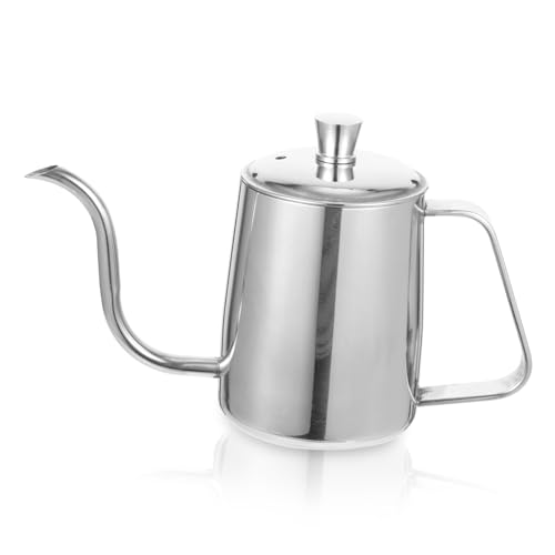 OKUMEYR Coffee Maker Home Supplies Stainless Tea Kettle Espresso Machine Espresso Coffee Maker Machine Espresso Maker Kitchen Water Kettle Coffee Silver Stainless Steel