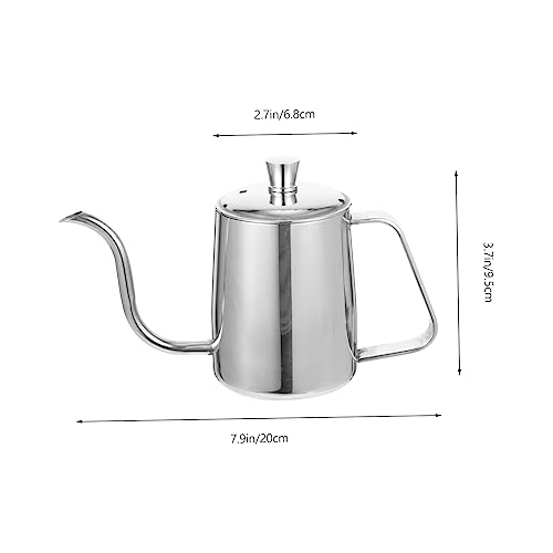 OKUMEYR Coffee Maker Home Supplies Stainless Tea Kettle Espresso Machine Espresso Coffee Maker Machine Espresso Maker Kitchen Water Kettle Coffee Silver Stainless Steel