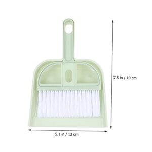 Gogogmee 6 Sets Pet Broom Tiny Keyboard Tiny Dustpan and Brush Desktop Cleaning Broom Household Brooms Desktop Cleaning Tools Mini Broom and Dustpan Cage Cleaner Household Cleaning Brush Pp