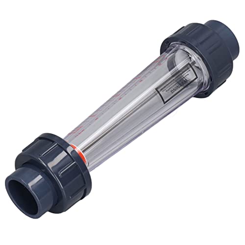 Plastic Tube Liquid Meter, High Accuracy Water Meter Gauge, 160 1600LPH Large Range, ABS Shell for Durability, and Alkali