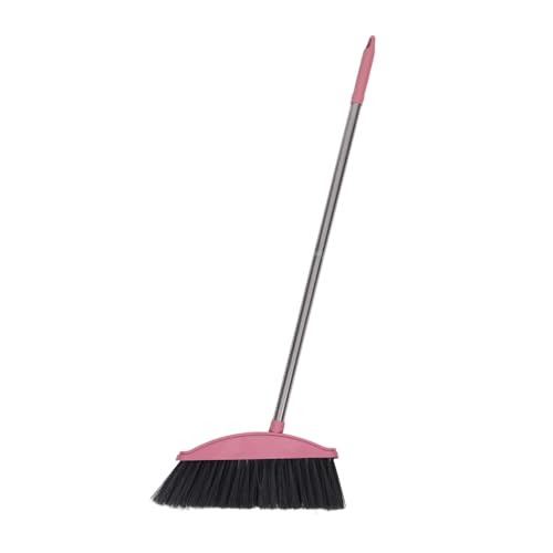 TOGEVAL Stainless Steel Pink Household Floor Clean Broom Broom Wiper Outside Plastic