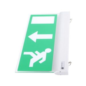 LED Emergency Exit Lighting Sign Safety Evacuation Indicator Light Acrylic Stable Wear proof sturdy for Mall Supermarket Hospital Hotel [110‑220V]