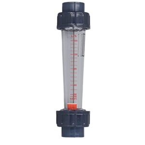 plastic tube liquid meter, high accuracy water meter gauge, 160 1600lph large range, abs shell for durability, and alkali