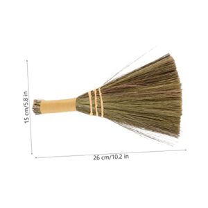 Healeved 1pc Miscanthus Small Broom Table Hand Broom Easter Rabbit Ear Car Sofa Sweeping Broom Sweeping Broom Sofa Floor Cleaning Broom Mini Dreses Cleaning Supplies Copper Wire Khaki