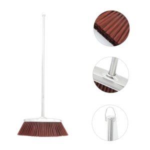 QUMIIRITY Family Clean Broom Sweeping Tool Outdoor Dustpan Thick Broom Trash Cleaning Broom Garbage Cleaning Broom Dense Broom Ladlebroom Broom Cleaning Tool Soft Broom Cleaning Supply Nylon