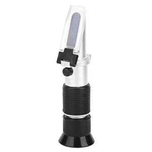 ylhhwvy refractometer handheld refractometer 0-50% sugar test range hydrometer with auto temperature compensation science lab refractometers